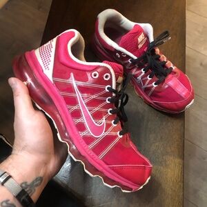 Nike Air Max Pink White size 7Y